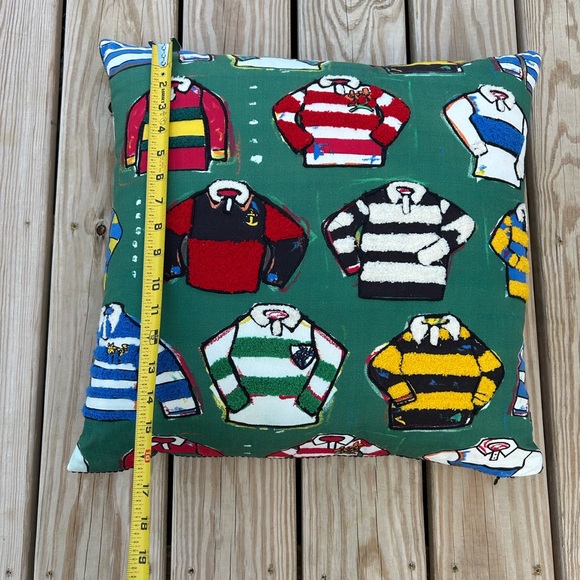 Rowing Blazers X Target Rugby Shirt & Corduroy Throw Pillow EUC - Picture 12 of 12